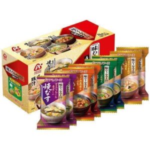 Amano Foods Freeze-Dried Miso Soup 4 Flavors 8 Servings