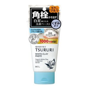 BCL Tsururi White Clay Paste Whitening Foam Cleanser 120g