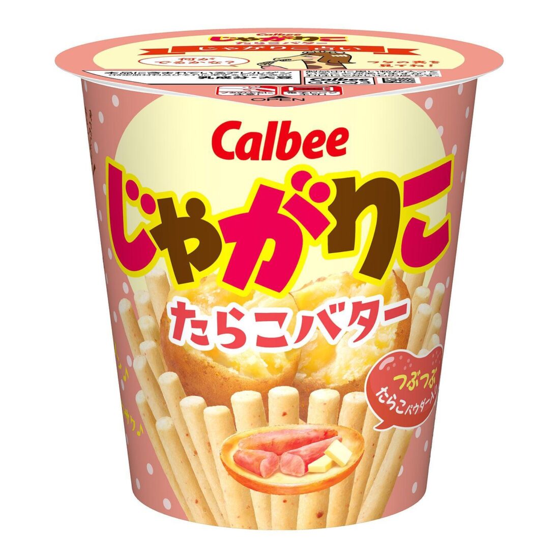 Calbee Jagarico Potato Sticks Snack Tarako Butter Flavor 52g