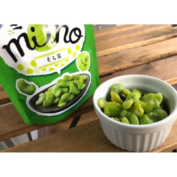 Calbee Miino Salted Green Broad Beans Chips 28g