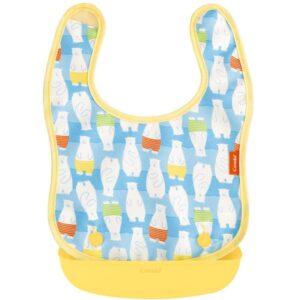 Combi Japan Easy Clean Baby Apron Polar Bear