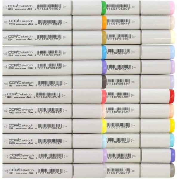 Copic Sketch Marker Set 24 Colors