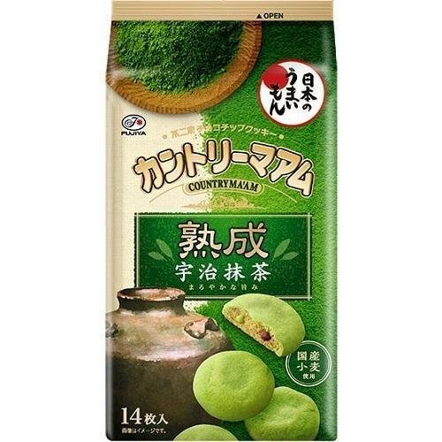 Fujiya Country MA'AM Uji Matcha Soft Cookies 14P