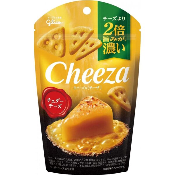 Glico Cheeza Cheddar Cheese Crackers (Pack of 10)