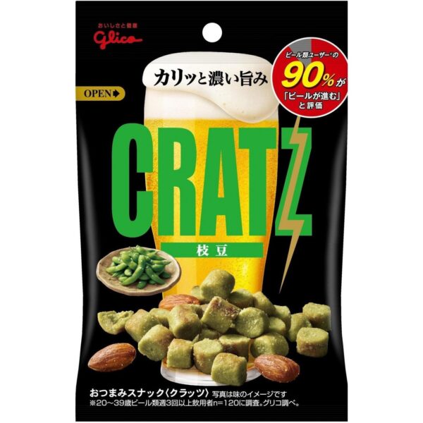 Glico Cratz Edamame Snack 42g