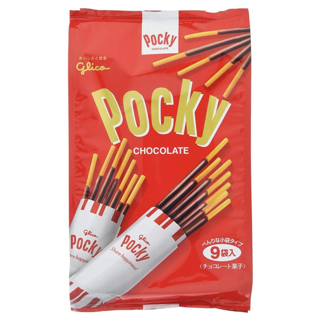 Glico Pocky Chocolate Biscuit Sticks (Pack of 6)