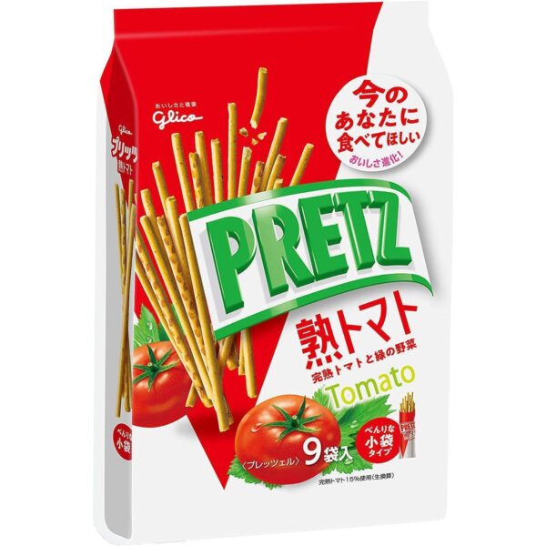 Glico Pretz Tomato Biscuit Sticks (Pack of 6)