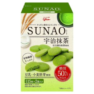 Glico Sunao Matcha Green Tea Cookies 5 Boxes