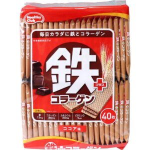 Hamada Healthy Club Iron Plus Collagen Wafers 40 Pieces