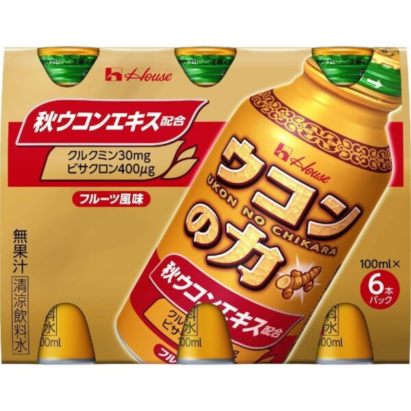 House Ukon no Chikara Turmeric Supplement Drink 6 Bottles