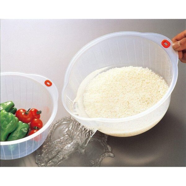 Inomata Japanese Rice Washing Bowl 2.5 qt.