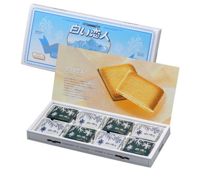 Ishiya Shiroi Koibito Cookies Dark and White Chocolate 24 Biscuits