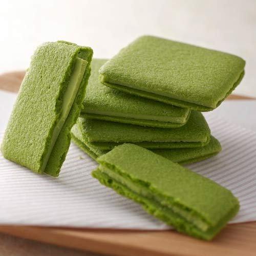 Itohkyuemon Uji Matcha Langue de Chat Cookies 10 Pieces