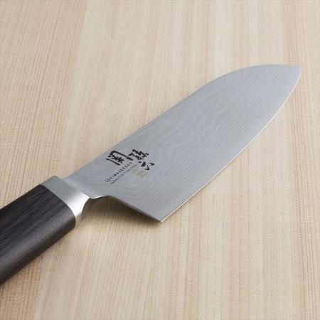 KAI Seki Magoroku Damascus Santoku Knife 165mm AE5200