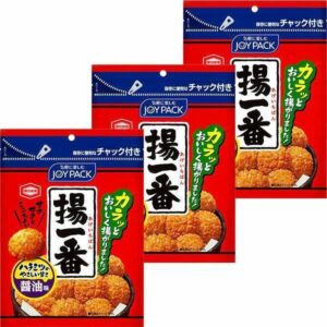 Kameda Age Ichiban Senbei Rice Crackers 76g x 3 Bags