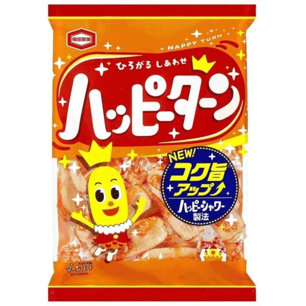 Kameda Happy Turn Senbei Rice Crackers 108g ﾗ 3 Bags