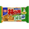 Kameda Kakinotane Low-Sodium Rice Crackers Peanuts Mix 173g x 3 Bags