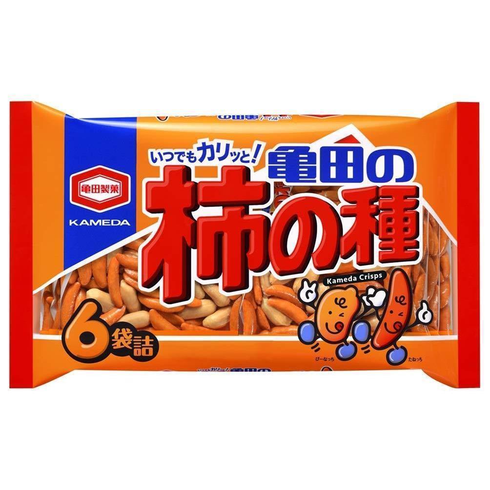 Kameda Kakinotane Snack Rice Crackers with Peanuts 190g