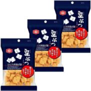Kameda Katabutsu Salted Fried Rice Crackers Senbei 48g x 3 Bags
