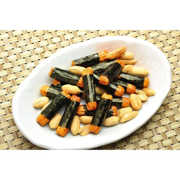 Kameda Noripea Nori Rice Crackers and Peanuts Snack Mix (Pack of 10)