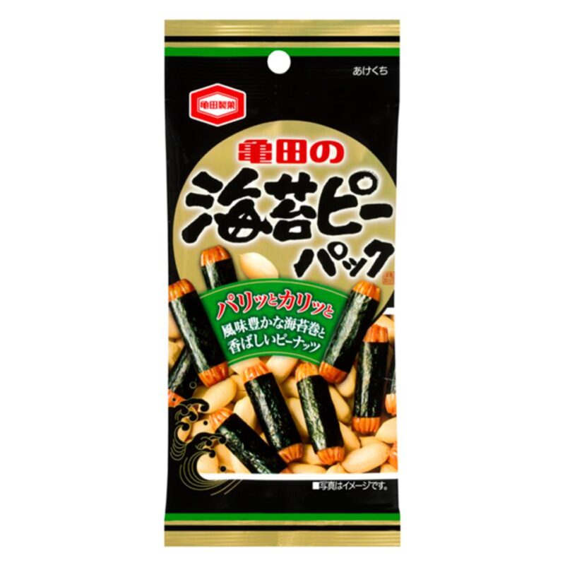 Kameda Noripea Pack Nori Seaweed Rice Cracker and Peanuts Snack 39g