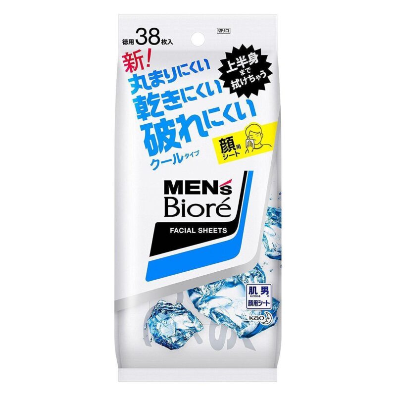 Kao Men's Bior? Facial Sheet Cool 38 Sheets