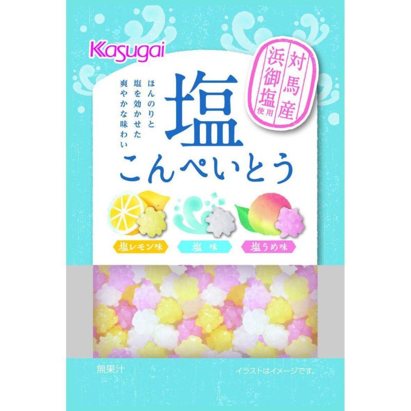 Kasugai Shio Konpeito Lightly Salted Japanese Sugar Candy 35g