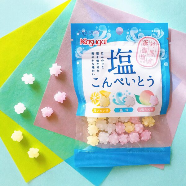 Kasugai Shio Konpeito Lightly Salted Japanese Sugar Candy 35g