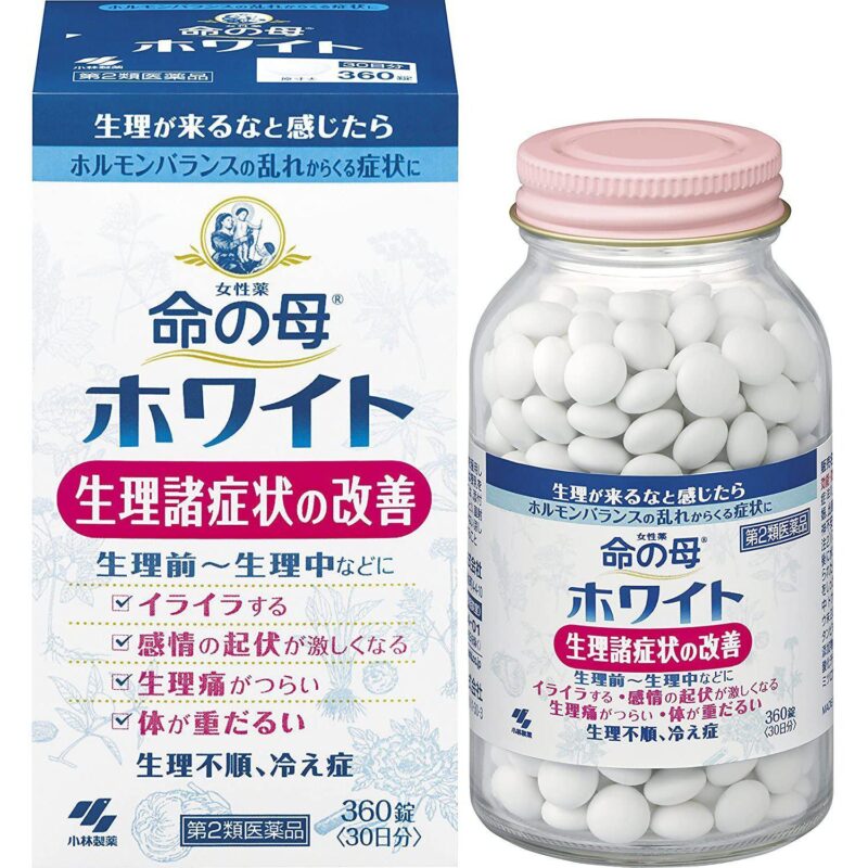 Kobayashi Inochi No Haha White Supplement 360 Tablets