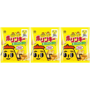 Koikeya Polinky Corn Soup Chips Japanese Corn Snack 60g (Pack of 3)