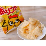 Koikeya Polinky Corn Soup Chips Japanese Corn Snack 60g (Pack of 3)