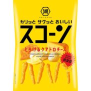 Koikeya Scorn Melting Cheese Corn Chips 78g (Pack of 3 Bags)
