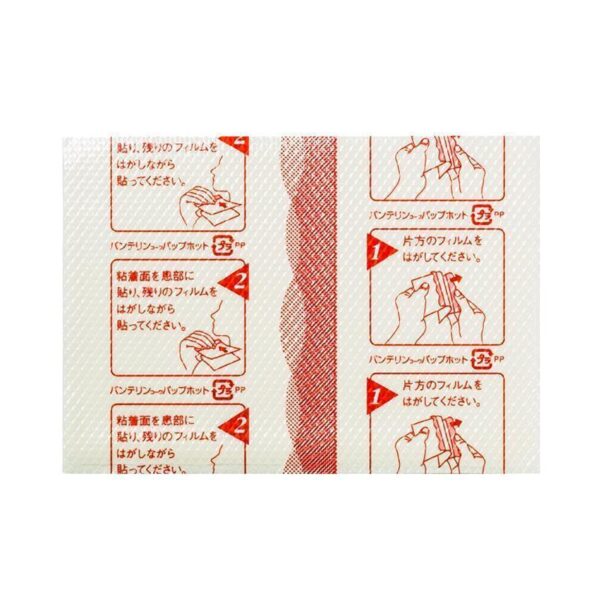 Kowa Vantelin Pap Pain Relieving Patches Hot Type 24 Pads