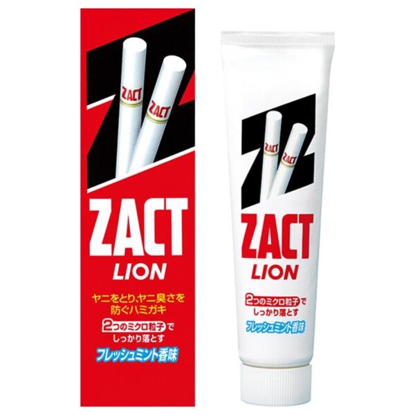 Lion Zact Toothpaste for Removing Stain and Bad Breath 150g