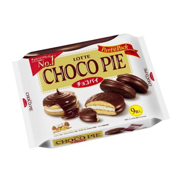 Lotte Choco Pie Snack Cake Party Pack 9 Pieces