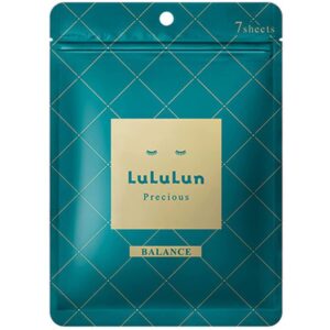 Lululun Precious Green Balance Face Mask 7 Sheets