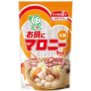 Malony Dried Starch Thick Japanese Noodles 100g