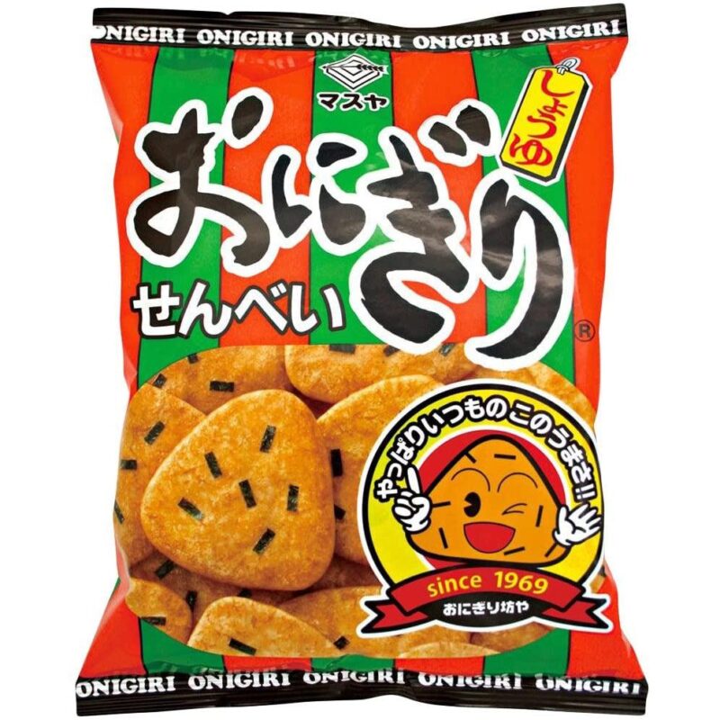 Masuya Onigiri Senbei Soy Sauce Flavored Rice Crackers 108g