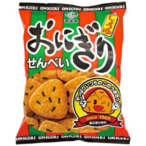 Masuya Onigiri Senbei Soy Sauce Flavored Rice Crackers (Box of 12)