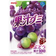 Meiji Fruit Gummy Candies Grape Gummies 51g (Pack of 3)
