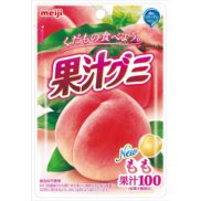 Meiji Fruit Gummy Candy Peach Collagen Gummies 51g (Pack of 3)