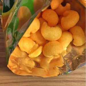 Meiji Karl Cheese Curls Corn Puff Snack (Box of 10 Bags)