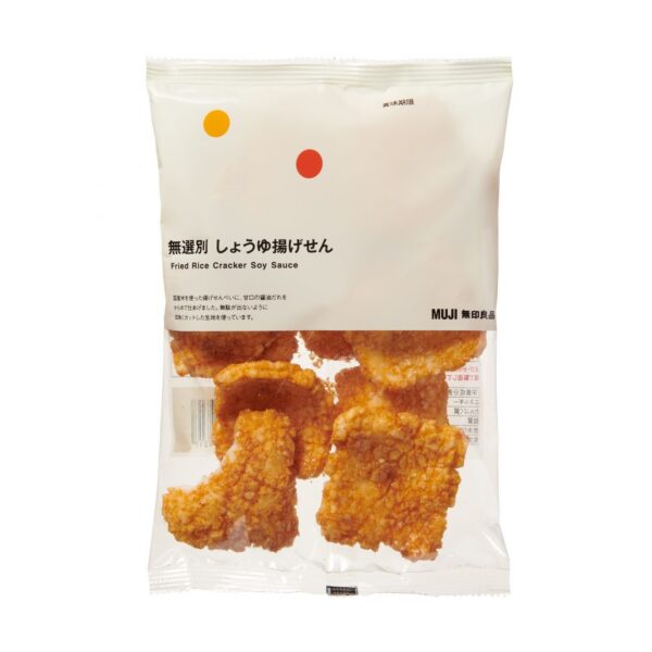 Muji Age Senbei Deep-Fried Japanese Rice Crackers Soy Sauce 96g