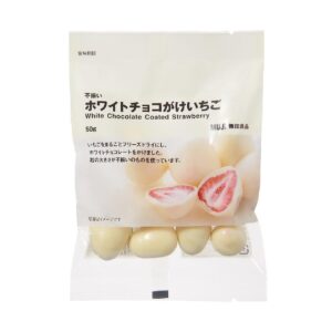 Muji White Chocolate Covered Strawberries 50g