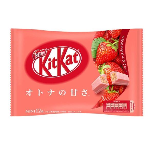 Nestl? Japanese Strawberry Kit Kat Bars (Pack of 3 Bags)