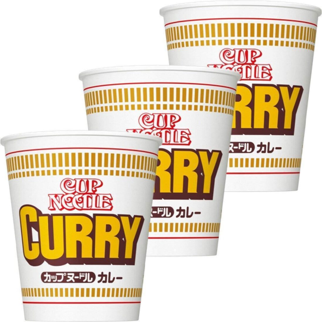 Nissin Cup Noodle Curry Instant Curry Ramen Noodles (Pack of 3)