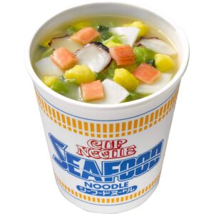 Nissin Instant Cup Noodles Seafood Flavor (Pack of 6)