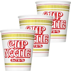 Nissin Instant Cup Noodles Soy Sauce Flavor (Pack of 3)
