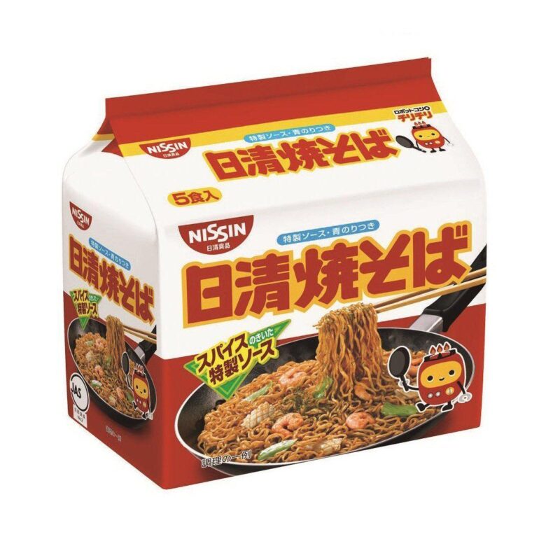 Nissin Yakisoba Japanese Instant Fried Noodles 5 Servings