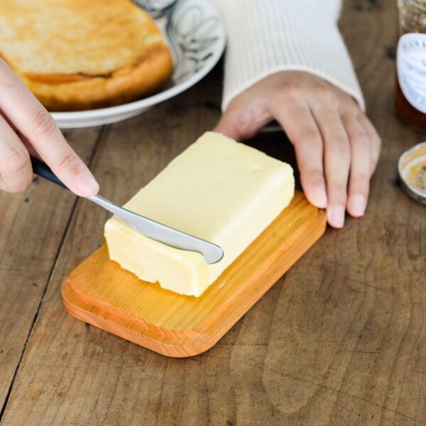 Noda Horo Enamel Butter Dish with Wooden Lid 200g